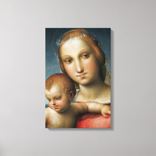Specificatie van<Virgin and Child>Attributen aan R Canvas Afdruk