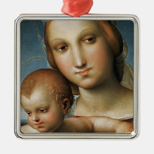 Specificatie van<Virgin and Child>Attributen aan R Metalen Ornament (Voorkant)