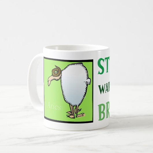Specificatie voor Zodiac-tekens Mok (Voorkant links)