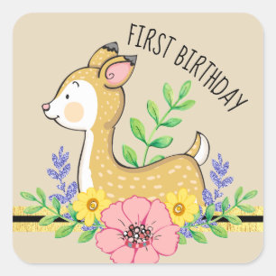 Specificaties kleine dezer aangepaste tekst vierkante sticker