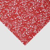 Specificaties op papier met rood weefsel (Detail)