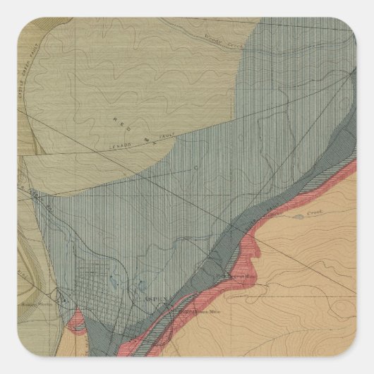 Specificaties van Aspen Vierkante Sticker (Voorkant)