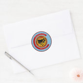 Specificaties voor zware mob's ronde sticker (Envelop)