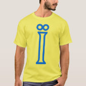 Specifiek Ї voor de Blauwe Oekraïnse taal T-shirt (Voorkant)