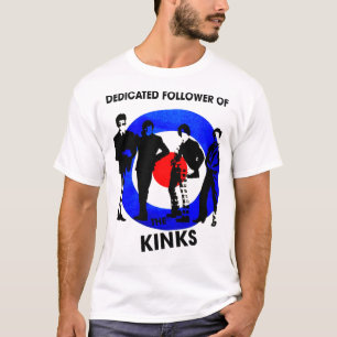 Specifiek gedeelte van de Kinks Band Classic T-Shi T-shirt