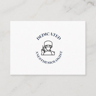 SPECIFIEKE ANESTHESIOLOGIST VISITEKAARTJE