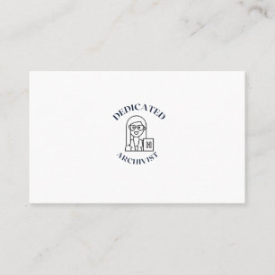 SPECIFIEKE ARCHIVIST VISITEKAARTJE