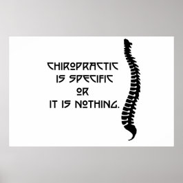 Specifieke Chiropraktijkafdrukken van Posters. Vee Poster
