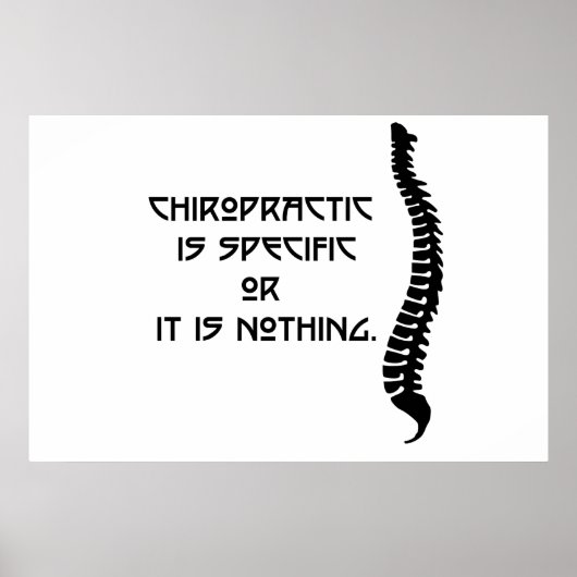 Specifieke Chiropraktijkafdrukken van Posters. Vee Poster (Voorkant)