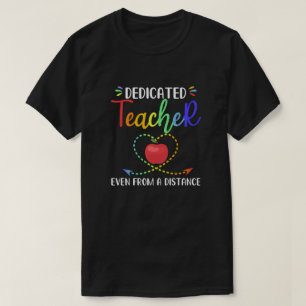 Specifieke leraar, zelfs van een afstand online le t-shirt