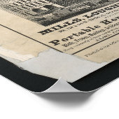 SPECIMEN FRACTIONELE VALUTA ADVERTISER c. 1867 Poster (Hoek)