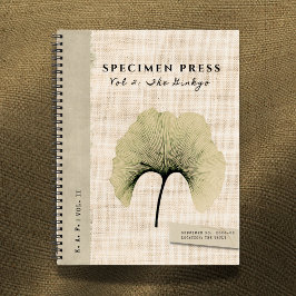 Specimen Pers Vol. II: Ginkgo Biloba Linnen Notitieboek