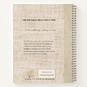 Specimen Press Vol. 3: Bodhi Skeleton Linen-Look Notitieboek (Achterkant)