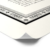 Specimen van Top 100-typen uit "Druktypen" Poster (Hoek)