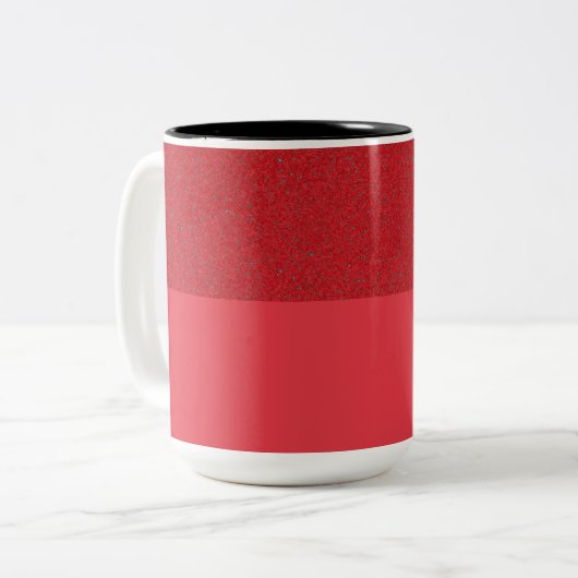Speckle-Top Tomato Red Coffee Mok – (Voorkant links)
