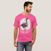 Specklebelly Goose Hunting Speck White Front T-shirt (Voorkant volledig)