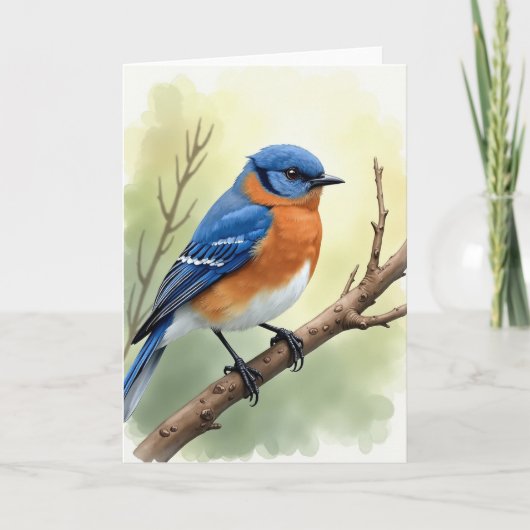 Speckled Bird Scene Card Kaart (Voorkant)
