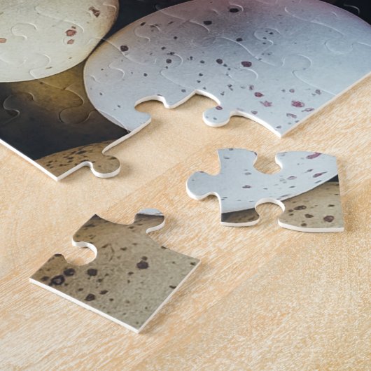 Speckled Chocolate Eggs Puzzle Legpuzzel (Zijkant)