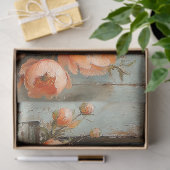 Speckled Hen Vibrant Sinaasappel Poppies Decoupage Tissuepapier (Geschenk)