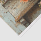 Speckled Hen Vibrant Sinaasappel Poppies Decoupage Tissuepapier (Detail)