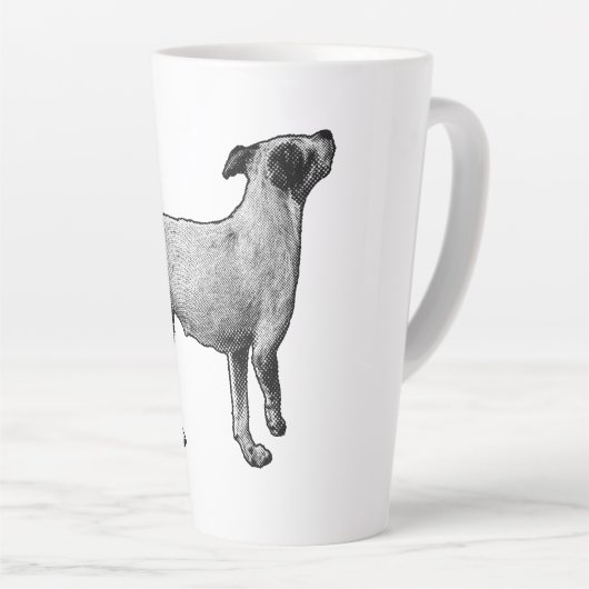 Speckled Skywatch Pup Latte Mok (Rechterhoek)