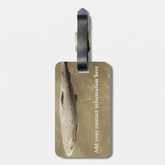 Speckles Bagagelabel (Achterkant verticaal)