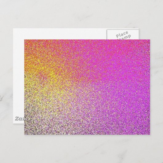 speckleybackground briefkaart (Voorkant / Achterkant)