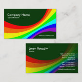 Specrum Curve II - Donkergroen 003300 Visitekaartje (Voorkant / Achterkant)