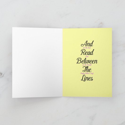 SPECTACELS VADERDAG KAART (Binnen)