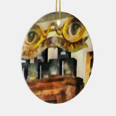 Spectacelwinkel Keramisch Ornament (Rechts)