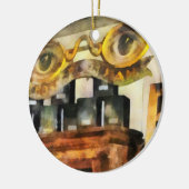 Spectacelwinkel Keramisch Ornament (Links)