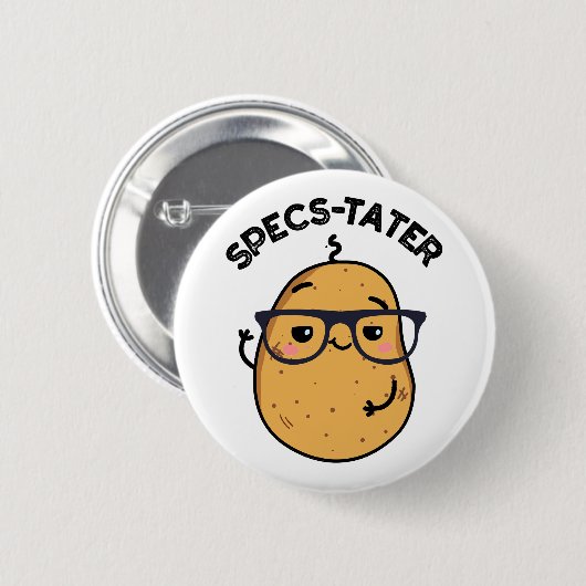 Spectacle Pun voor spectaculaire specs Ronde Button 5,7 Cm (Voorkant /achterkant)