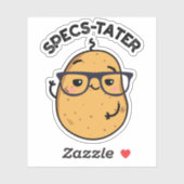 Spectacle Pun voor spectaculaire specs Sticker (Vel)