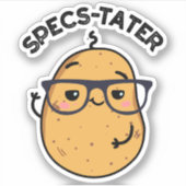 Spectacle Pun voor spectaculaire specs Sticker (Voorkant)