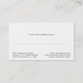 Spectacles brillen optische visie met herinnering afsprakenkaartje (Achterkant)