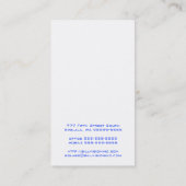 Spectacles brillen optische visie visitekaartje (Achterkant)