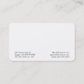 Spectacles brillen spikkelen visitekaartje (Achterkant)