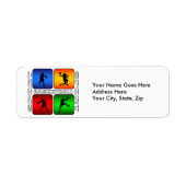 Spectaculair basketbal etiket (Voorkant)