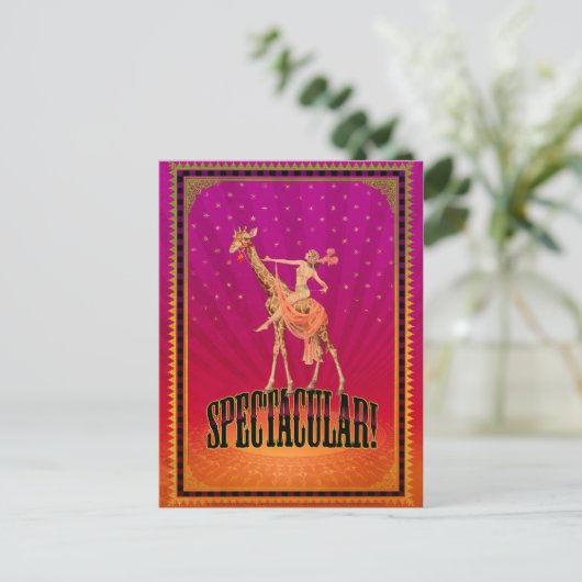 spectaculair! briefkaart (Staand voorkant)