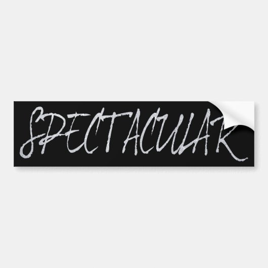 SPECTACULAIR BUMPERSTICKER (Voorkant)