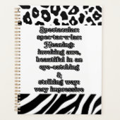 Spectaculair: Definitie spec·tac·u·lair Planner (Voorkant)