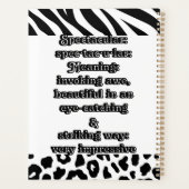 Spectaculair: Definitie spec·tac·u·lair Planner (Achterkant)