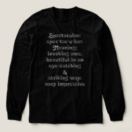 Spectaculair: Definitie spec·tac·u·lair Tri-Blend Shirt