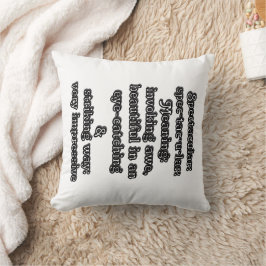 Spectaculair: Definitie spec·tac·u·lar Kussen