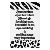 Spectaculair: Definitie spec·tac·u·lar Mini Klembord (Achterkant)