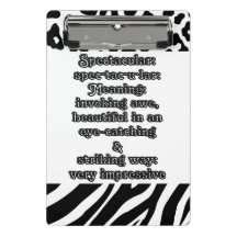 Spectaculair: Definitie spec·tac·u·lar