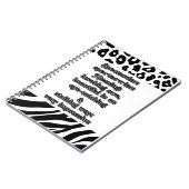 Spectaculair: Definitie spec·tac·u·lar Notitieboek (Linkerzijde)