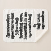 Spectaculair: Definitie spec·tac·u·lar Sherpa Deken (Voorkant (horizontaal))