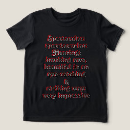 Spectaculair: Definitie spec·tac·u·lar Tri-Blend Shirt
