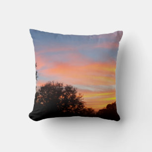 spectaculair gekleurde zonsondergang okt hemel kussen